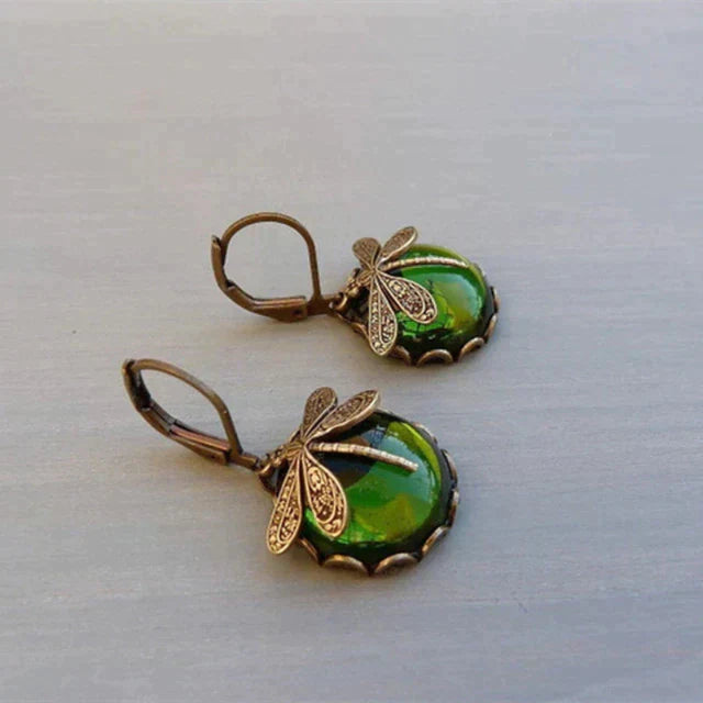 Lorea - Handgefertigte Libellen-Design-Ohrringe