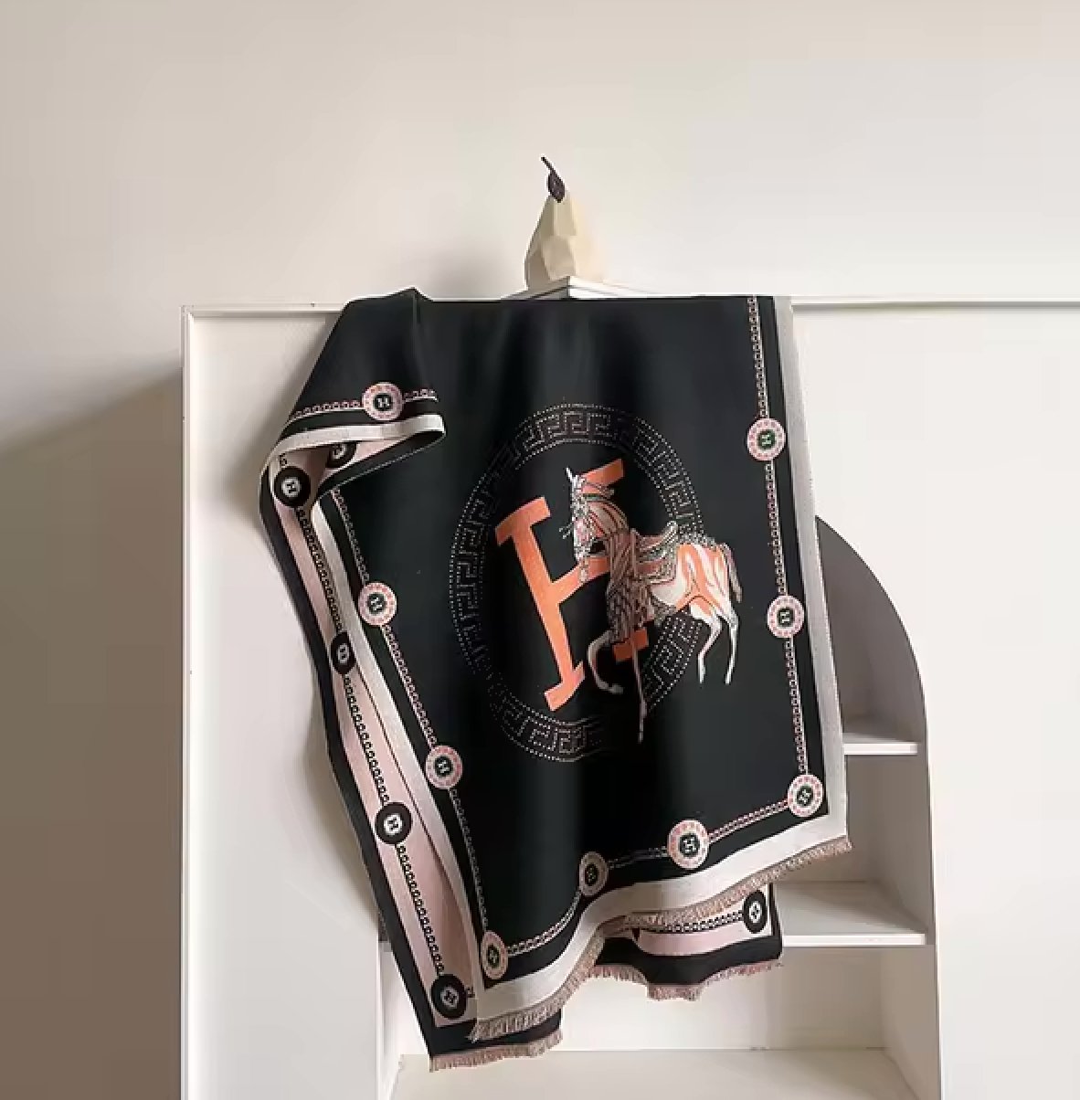 Equestrian Print | Kaschmir-Pashmina