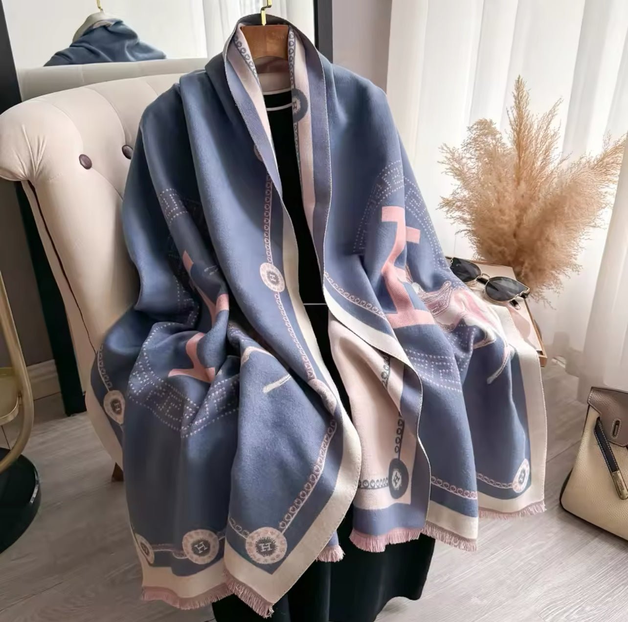 Equestrian Print | Kaschmir-Pashmina